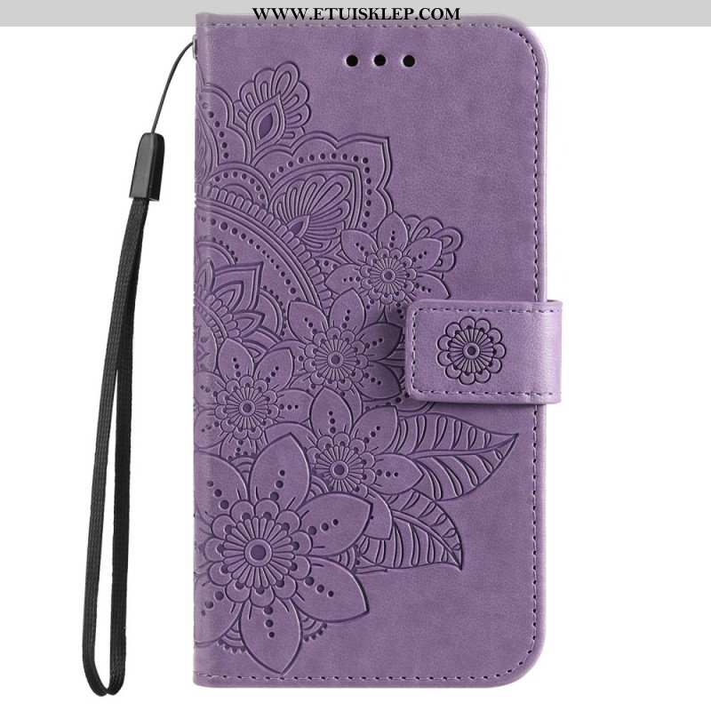 Etui Folio do Samsung Galaxy A53 5G Kwiatowa Mandala